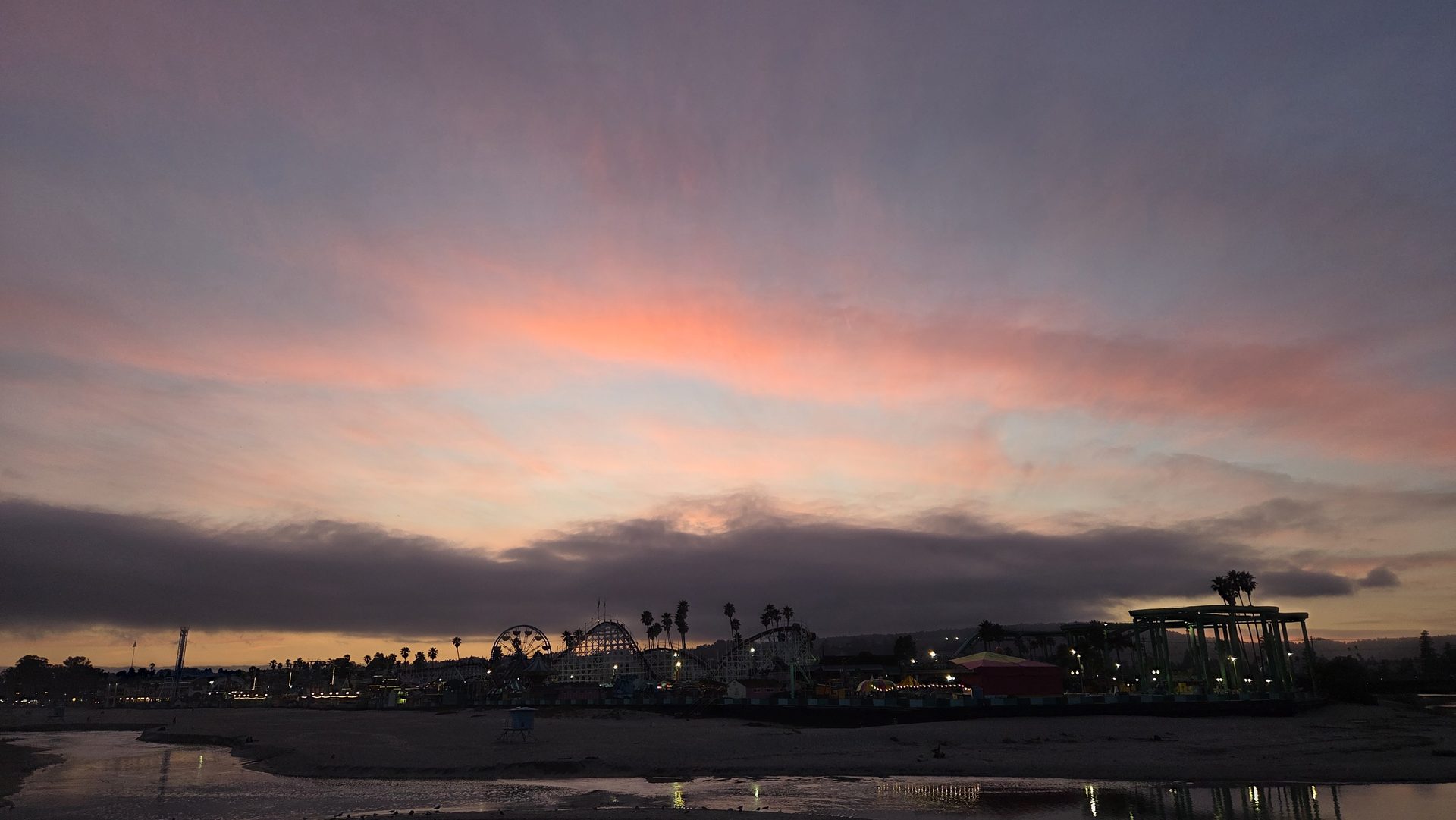 Cotton candy sky
