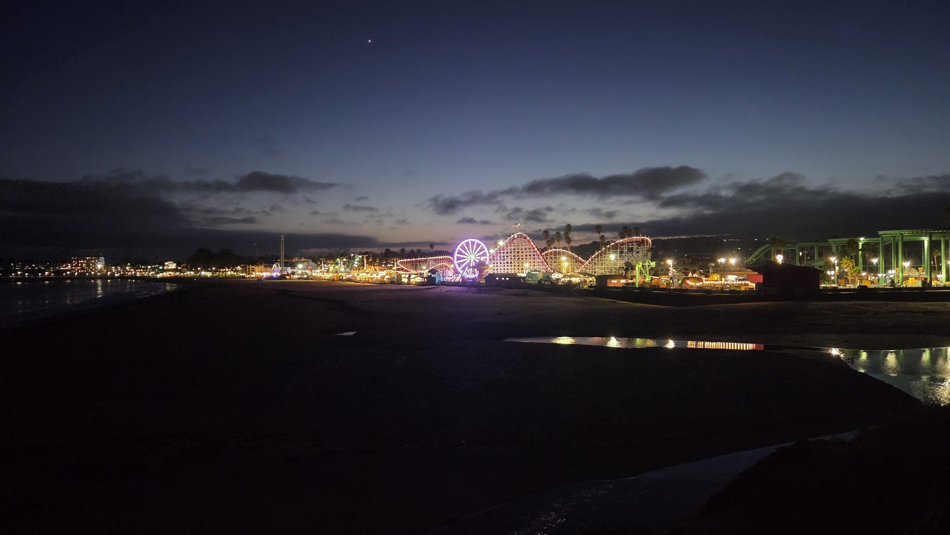 Boardwalk after dark
