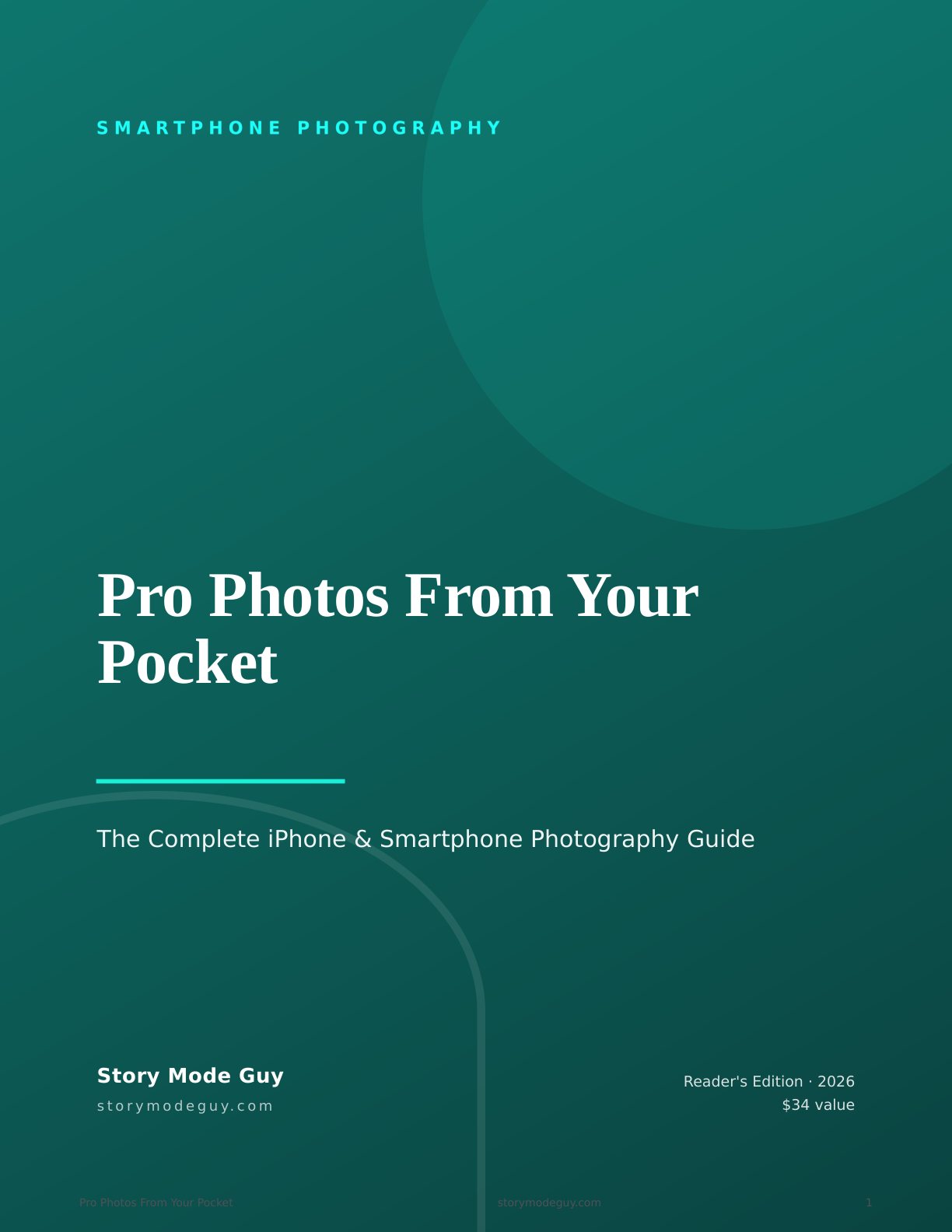 Pro Photos From Your Pocket — iPhone photography guide cover