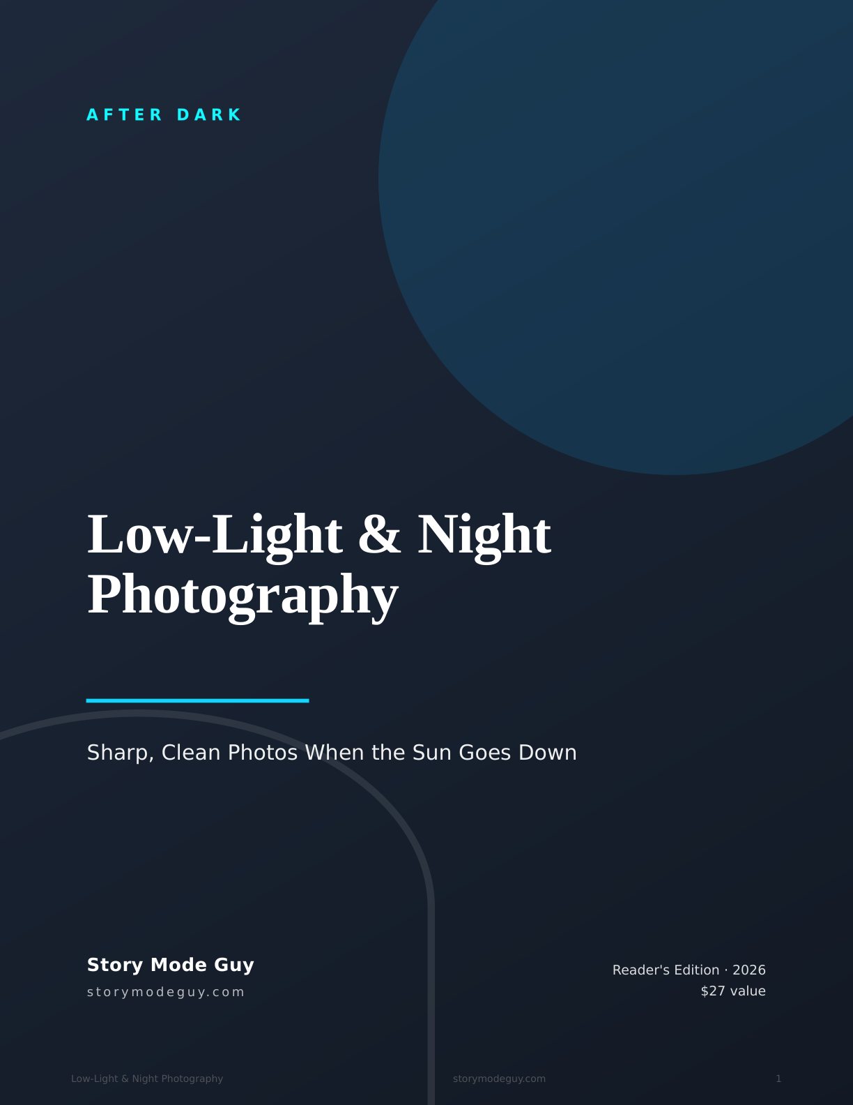 Low-Light and Night Photography guide cover