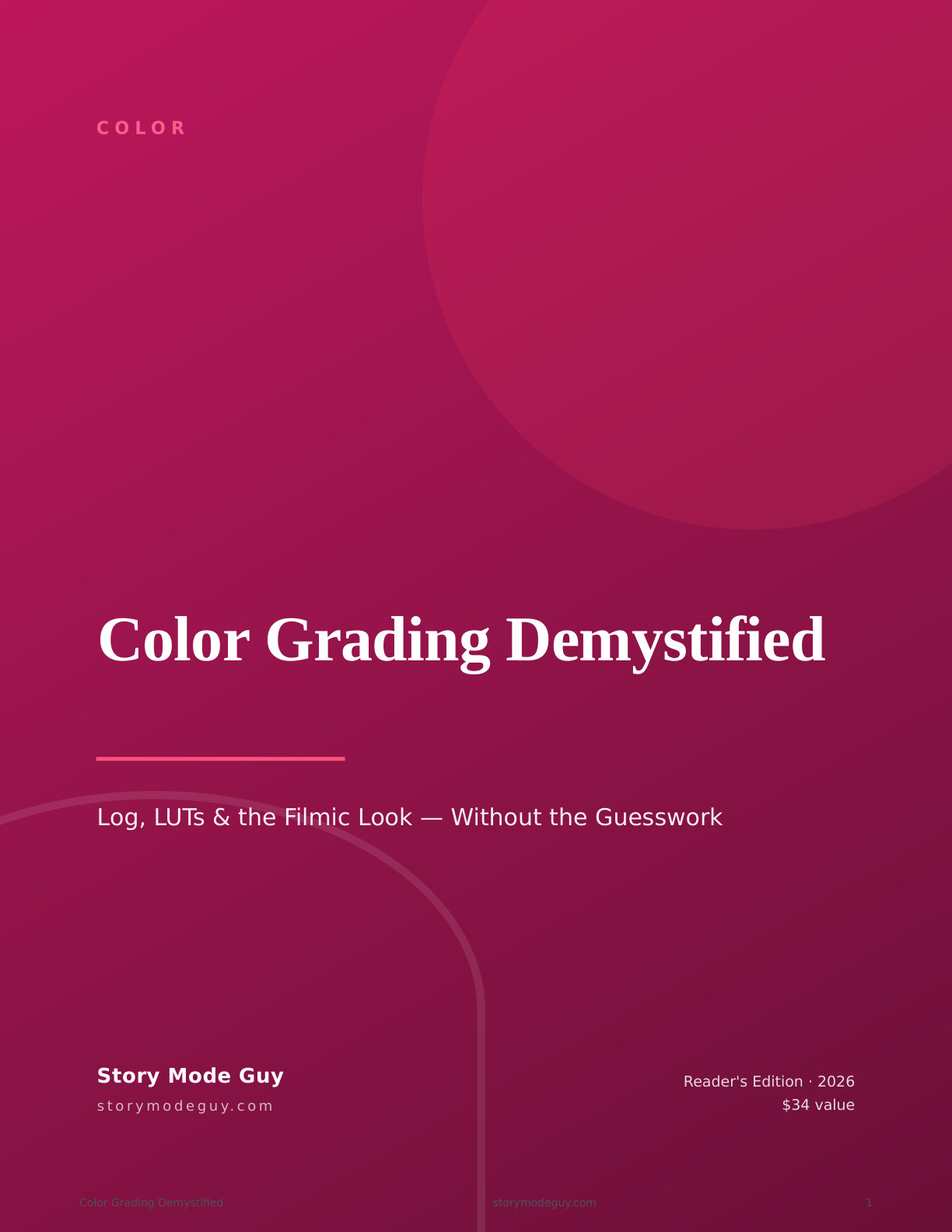 Color Grading Demystified guide cover
