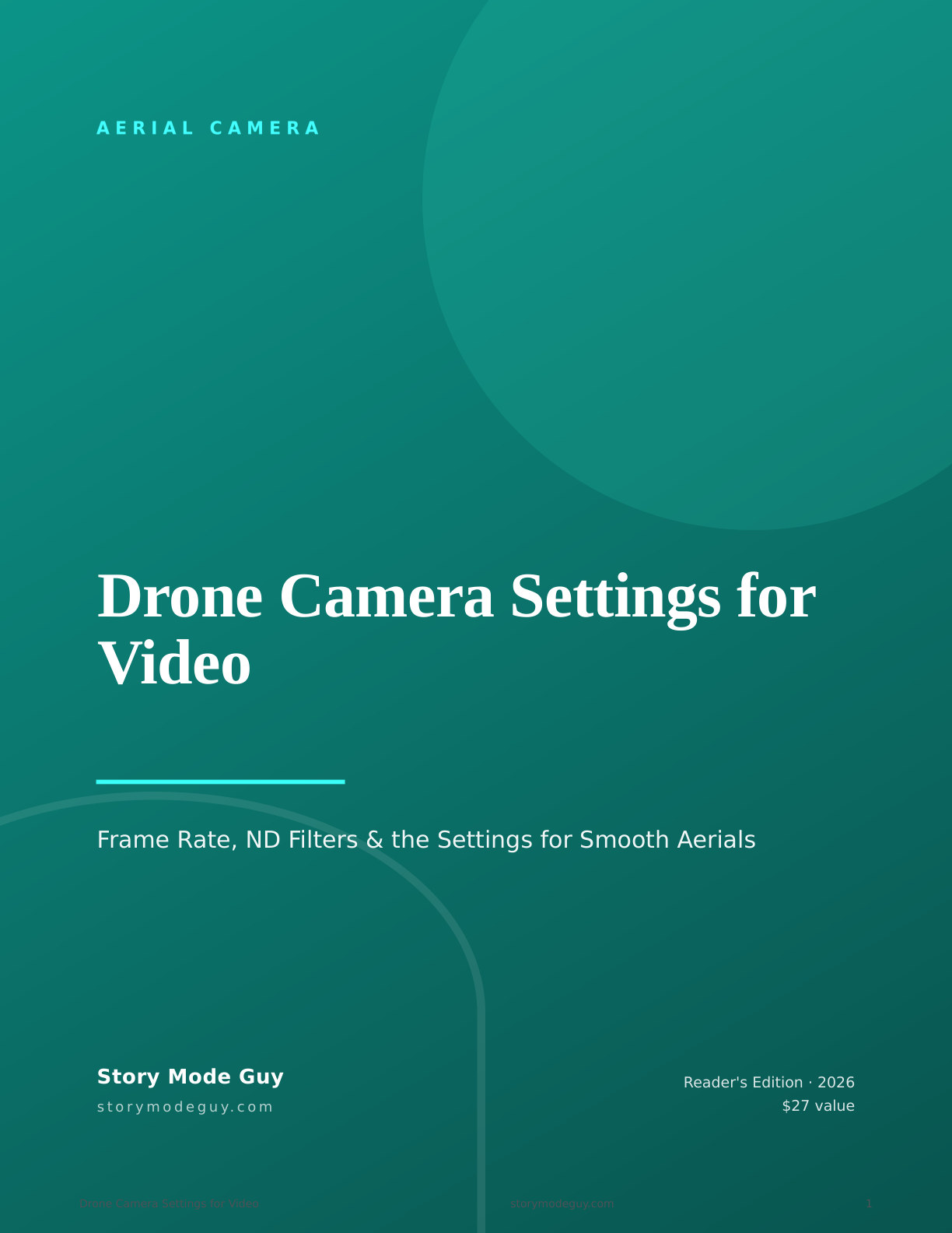 Drone Camera Settings for Video guide cover