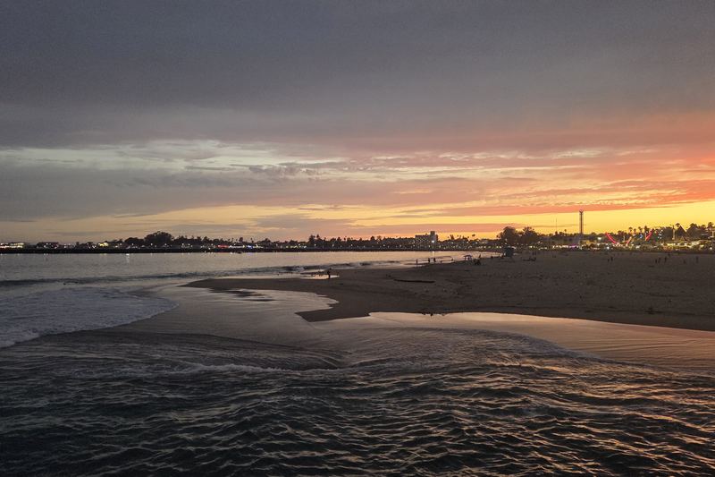Last light on the water