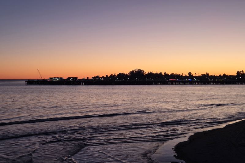 Sundown over the point