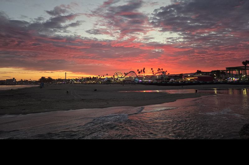 The glow after sundown